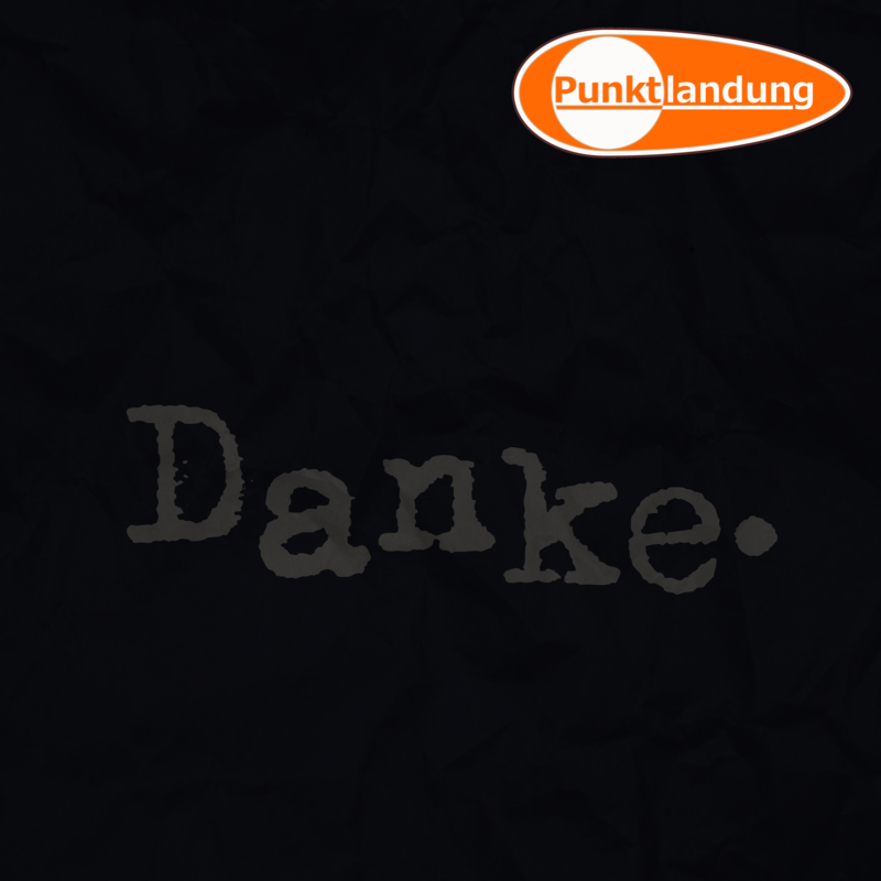 Cover für die Punktlandung Single 'Danke'